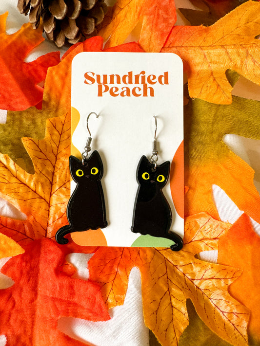 Black Cat Dangles